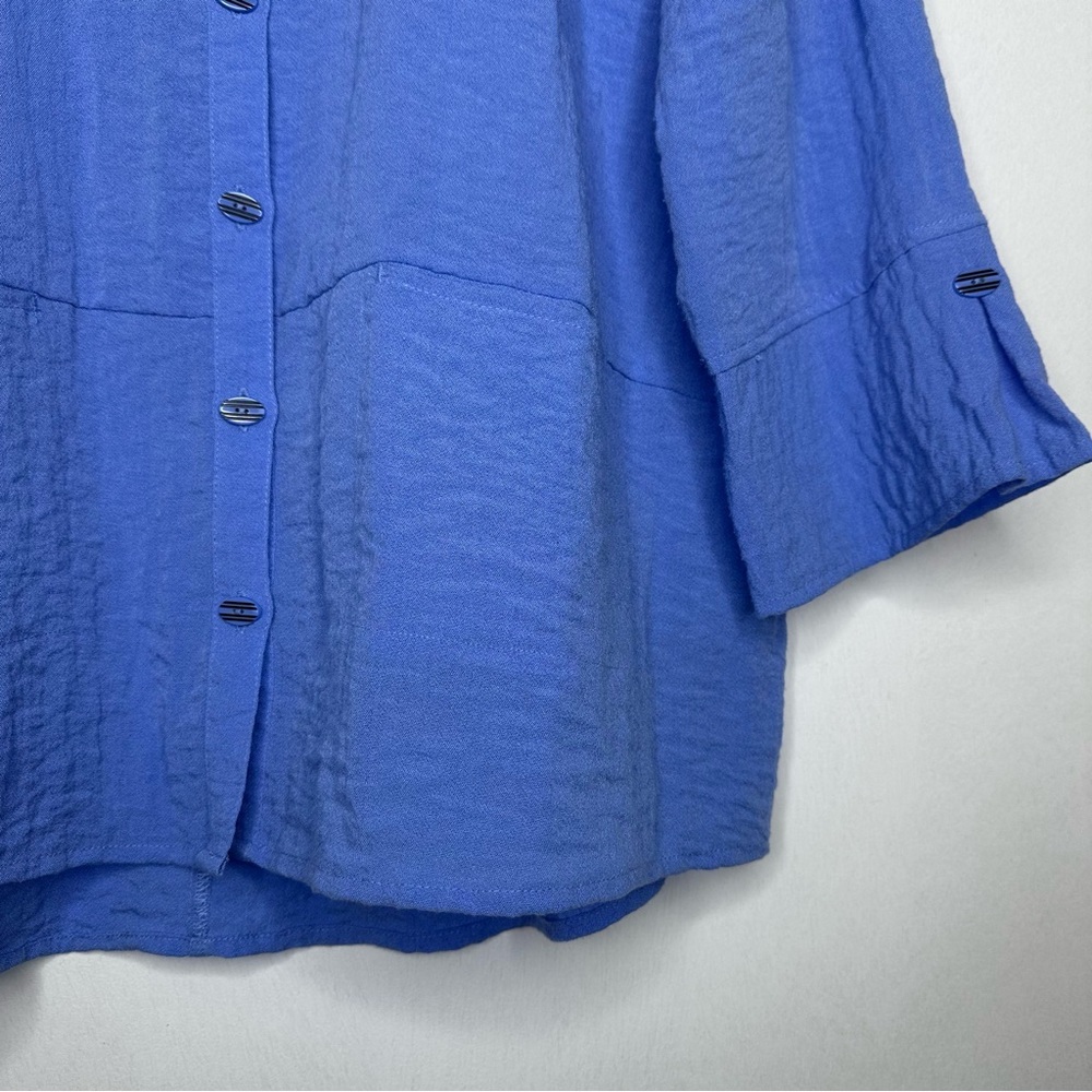 Habitat Express Solid Hidden Pocket Swing Shirt I… - image 8